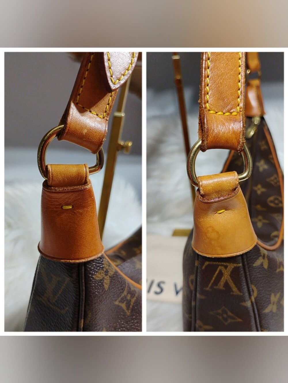 SALE! Louis Vuitton Monogram Boulogne 30 Vtg M51265 Shoulder Bag W/DB - Picture 6 of 13
